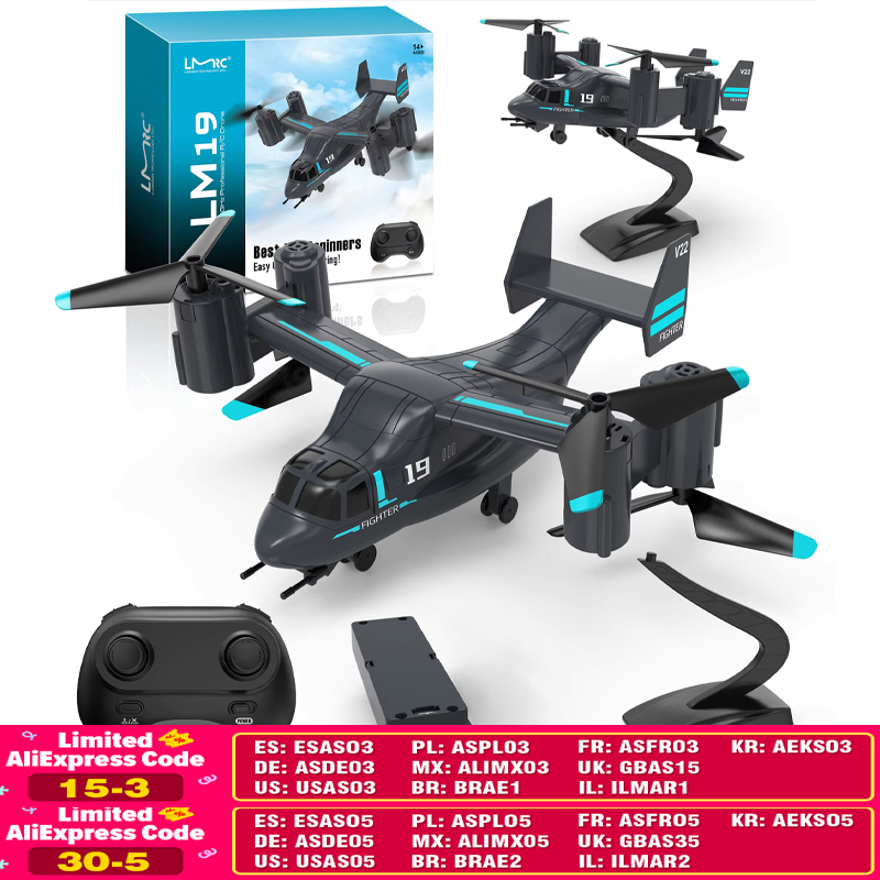 Drone Rc Jet - LM19 Elicottero telecomandato Drone 480P Fotocamera