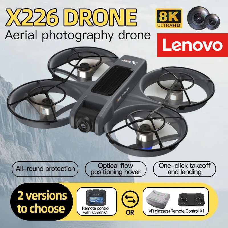 Drone Rc X226 - Drone Telecomandato Lenovo X226/X226VR, Quadricottero RC