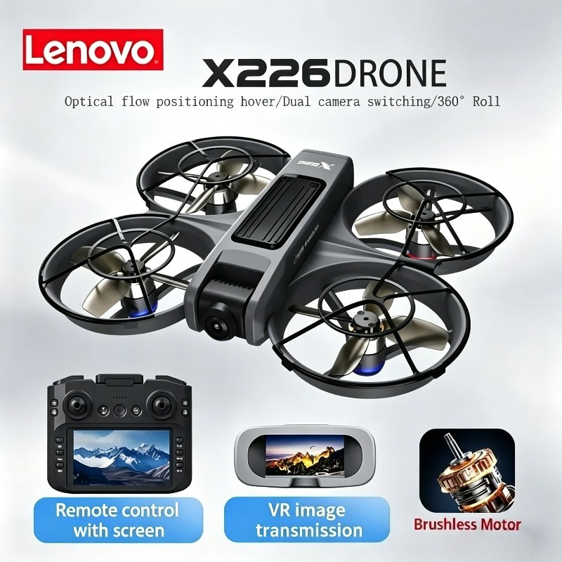 Drone Rc X226 - Drone Professionale Lenovo X226/X226VR 4K/8K con