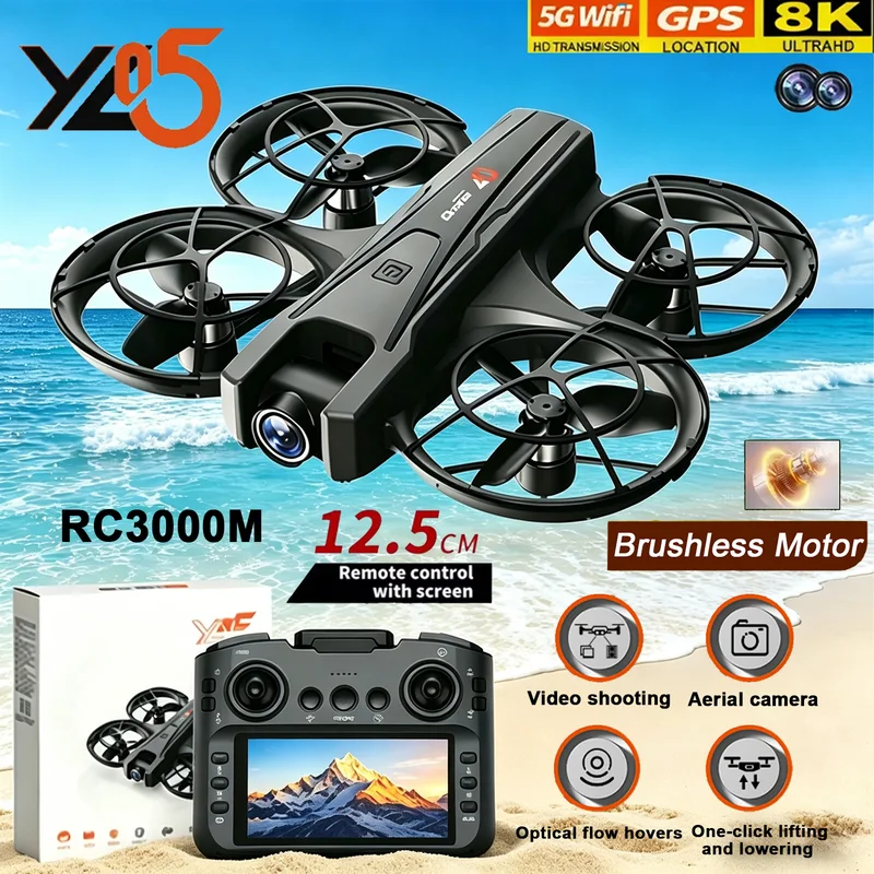 Dj Rc Drone - Drone YL05 con Doppia Fotocamera 8K
