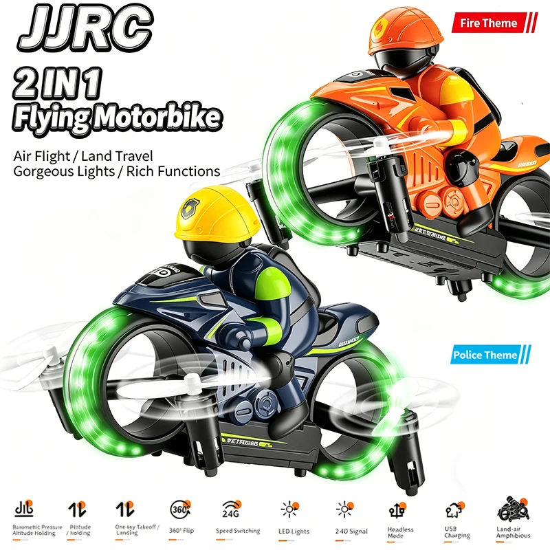 Rc Drone And Flying Car - Auto RC e Drone 2-in-1, Moto