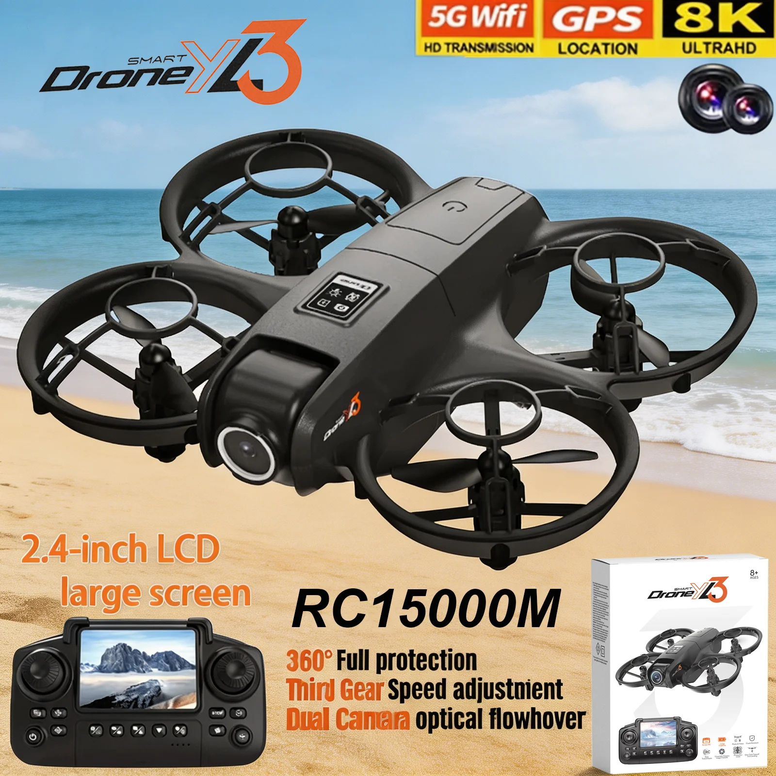 Drone Dji Rc Pro - Nuovo Drone RC YL3 con Doppia