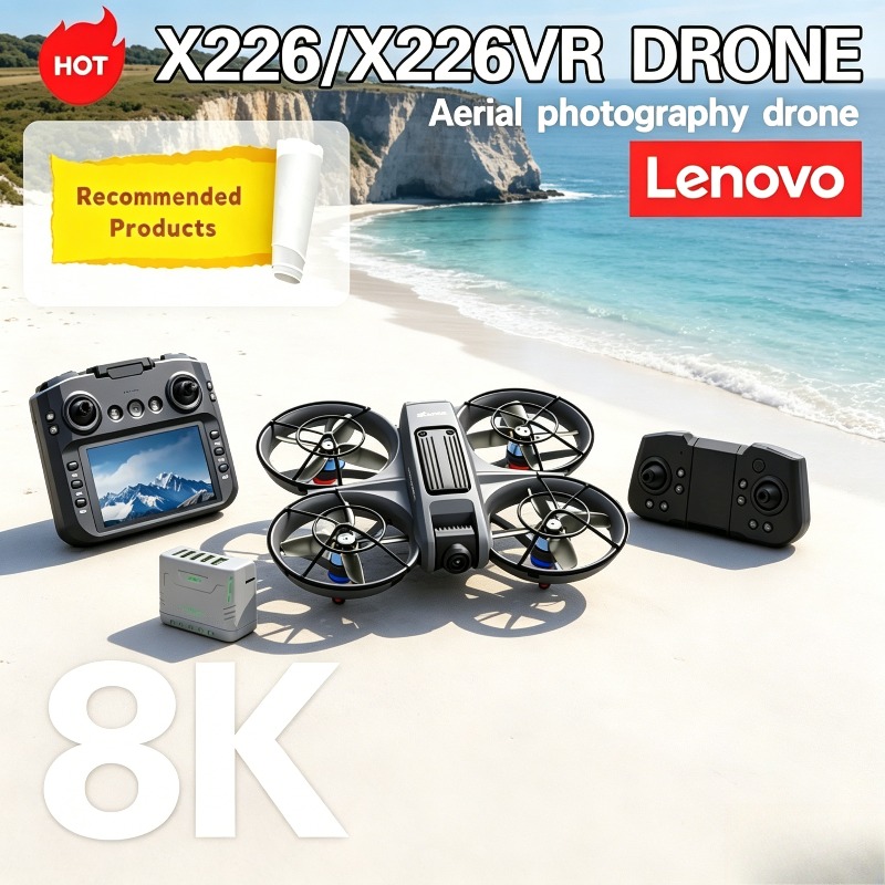 Drone Rc X226 - Drone Lenovo X226/X226VR 8K con Schermo,
