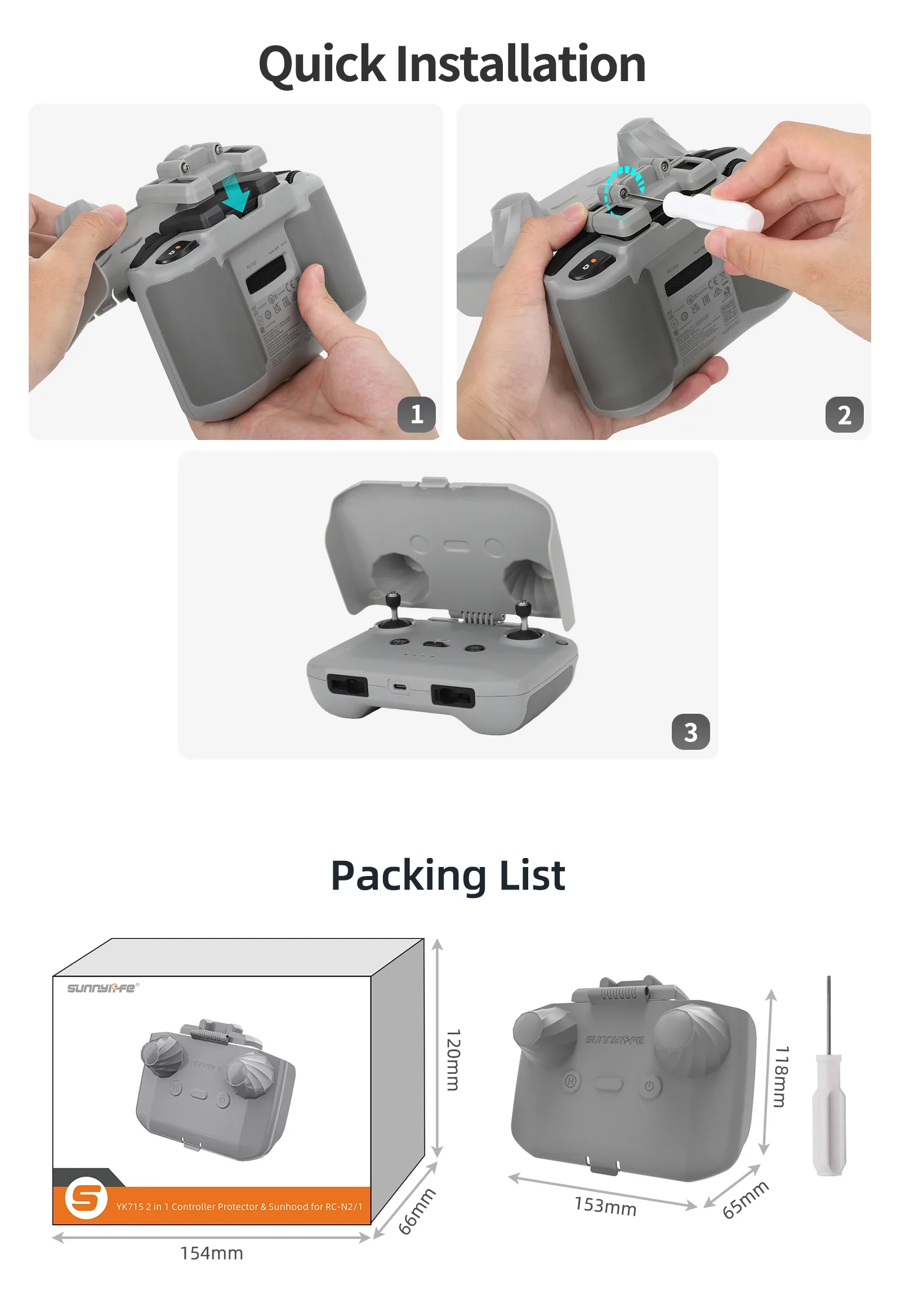 2 in 1 Controller Protector Su - Drone Dji Rc Pro recensione e prezzo