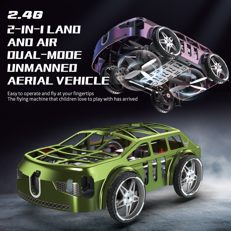 Drone RC 2 in 1 Drone telecoma - Rc Drone And Flying Car recensione e prezzo