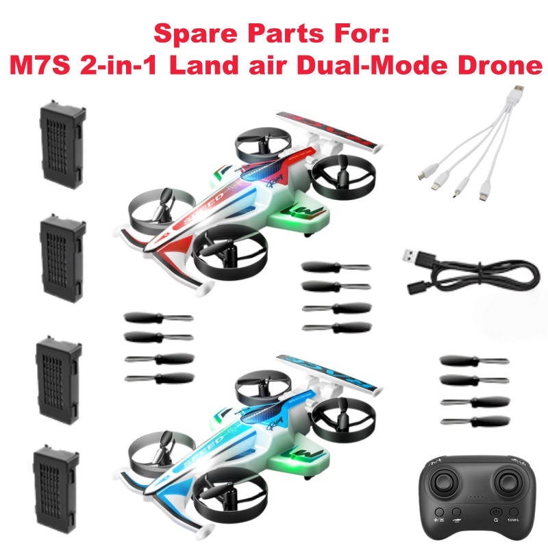 Drone RC M7S Land Air Dual Mod - Rc Drone And Flying Car recensione e prezzo
