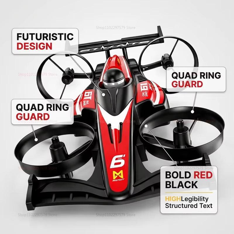 Nuovo Quadricottero RC Profess - Rc Drone And Flying Car recensione e prezzo