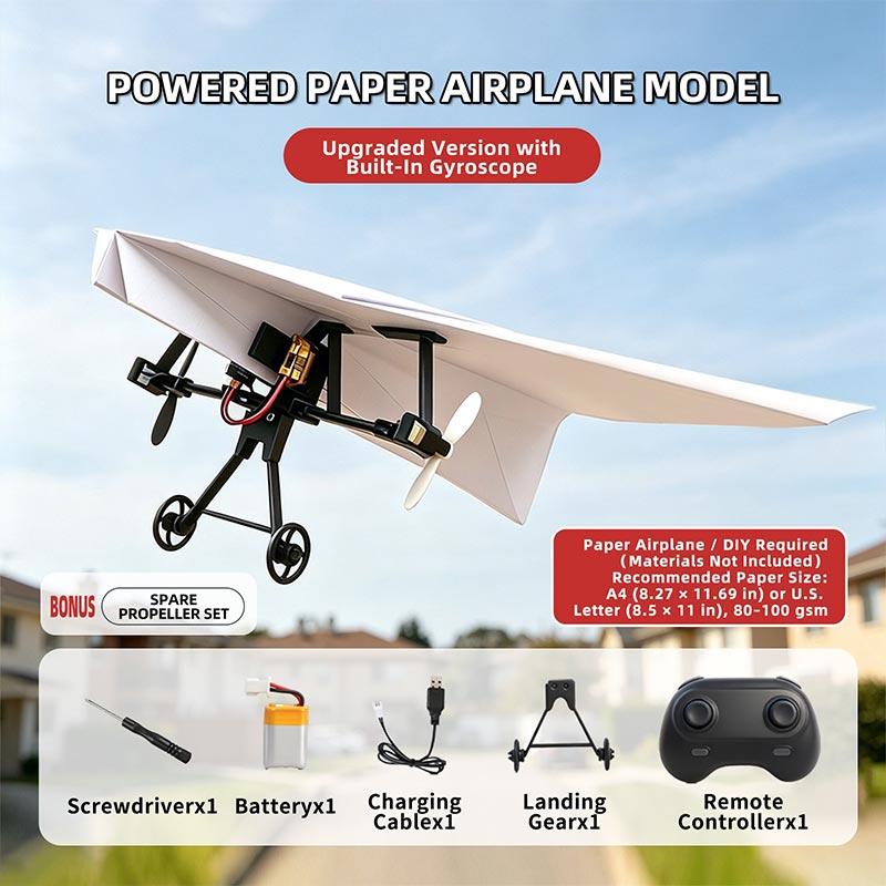 Kit Aereo RC in Carta con Giro - Drone Rc Jet recensione e prezzo