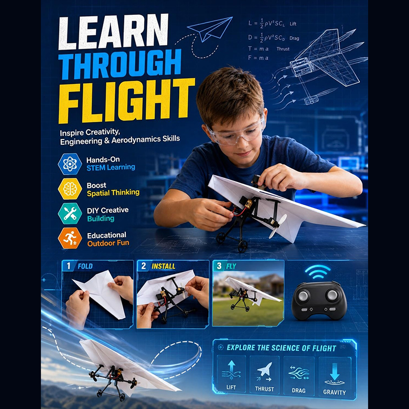 Kit Aereo RC in Carta con Giro - Drone Rc Jet recensione e prezzo