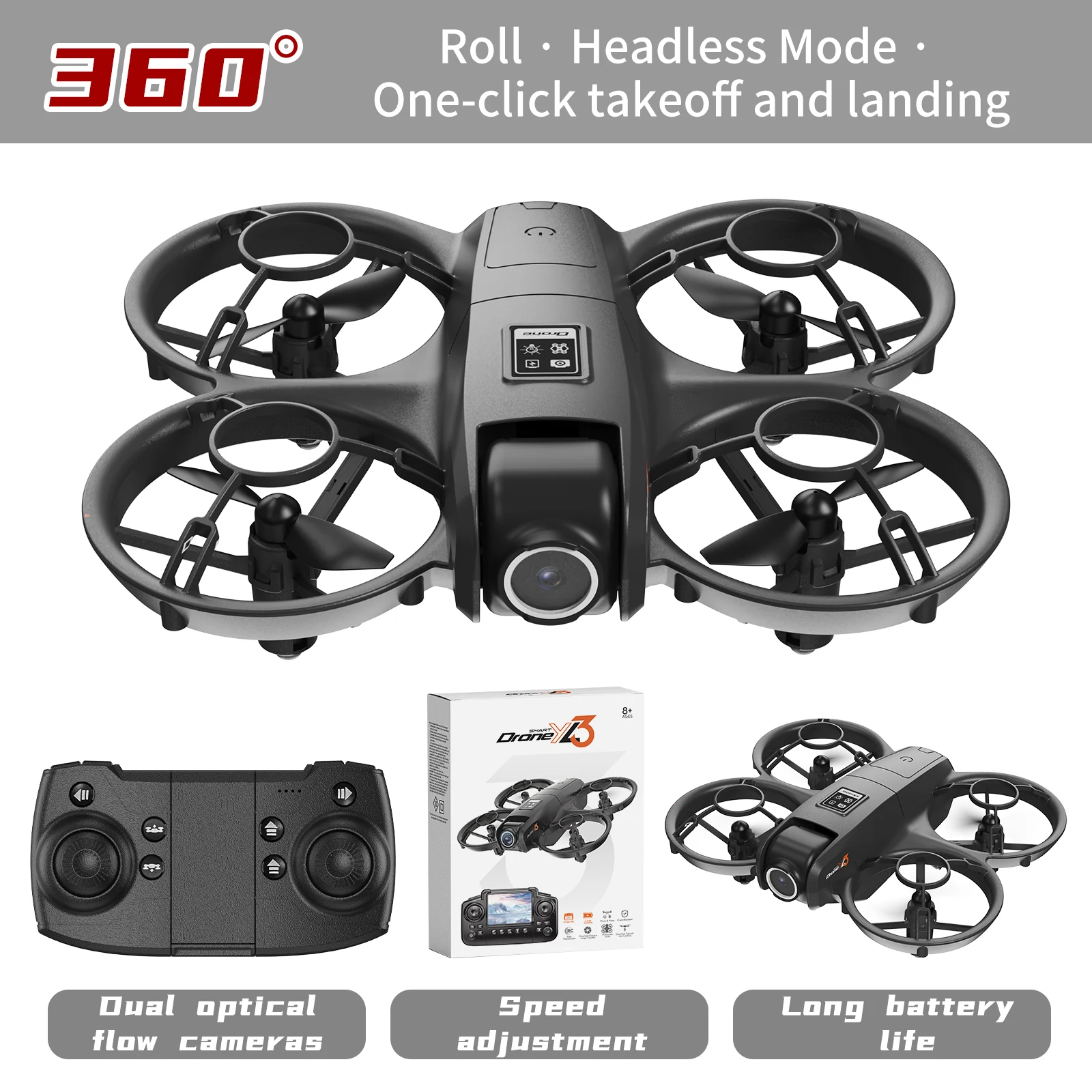 Nuovo Drone RC YL3 con Doppia  - Drone Dji Rc Pro recensione e prezzo