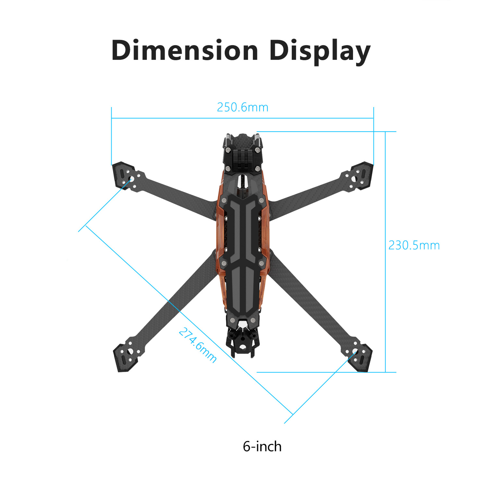 GEPRC GEP-Vapor-D5 D6 O4 Pro T - Quadcopter Frame recensione e prezzo
